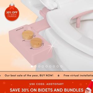 NIB Tushy Spa 3.0 bidet in pink!
